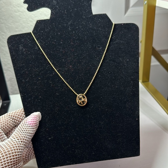 Authentic Cristian Dior Gold plate Necklace - Picture 5 of 13
